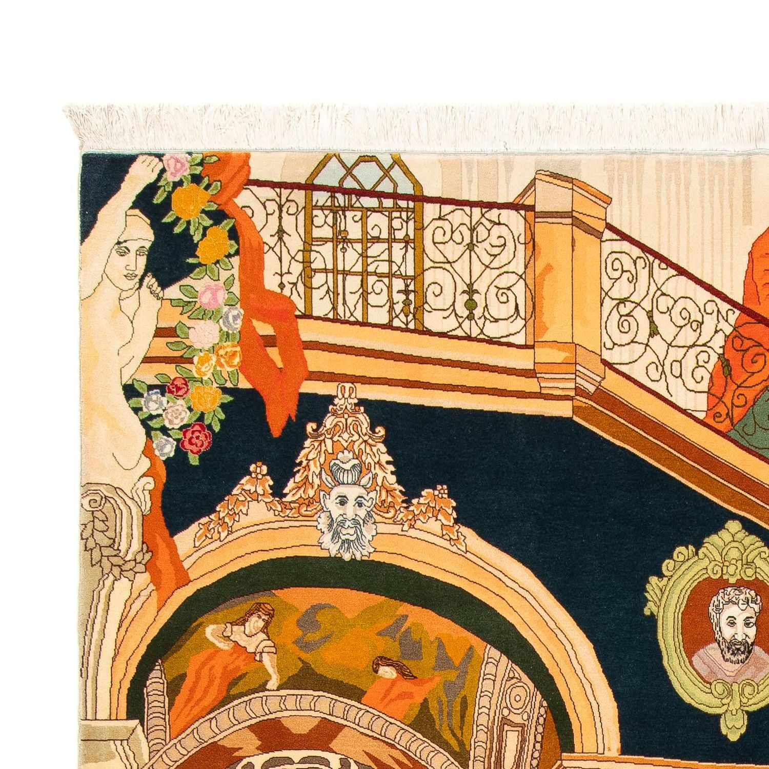 Alfombra Persa - Tabriz - Real - 290 x 198 cm - multicolor