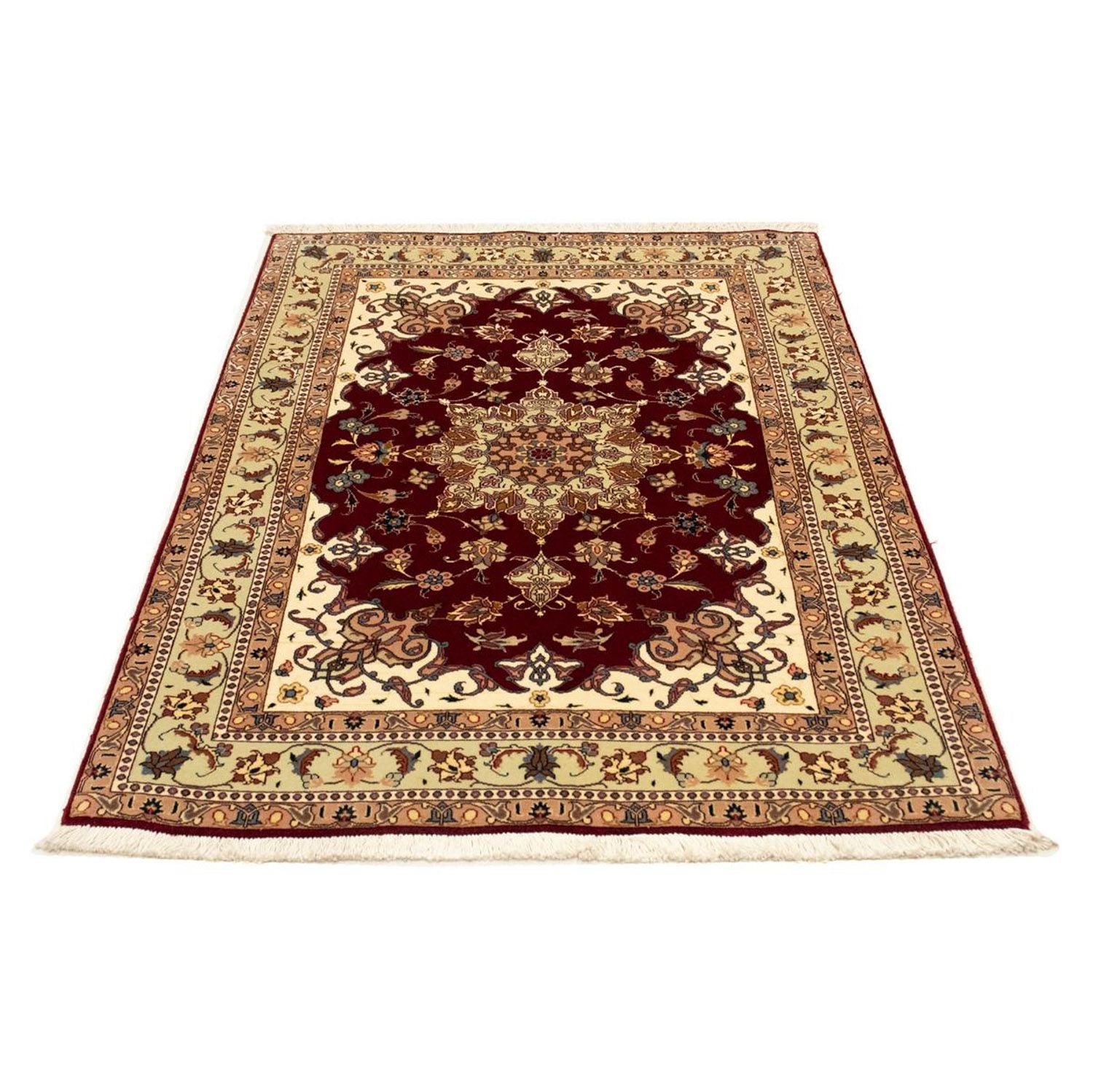 Alfombra Persa - Tabriz - Real - 148 x 103 cm - rojo