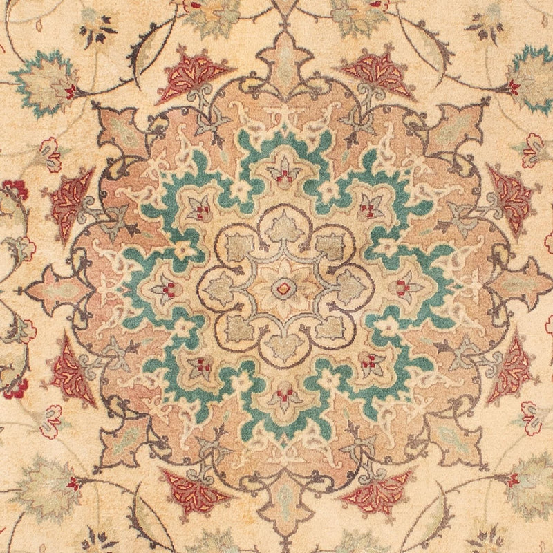 Alfombra Persa - Tabriz - Real - 203 x 156 cm - marrón claro