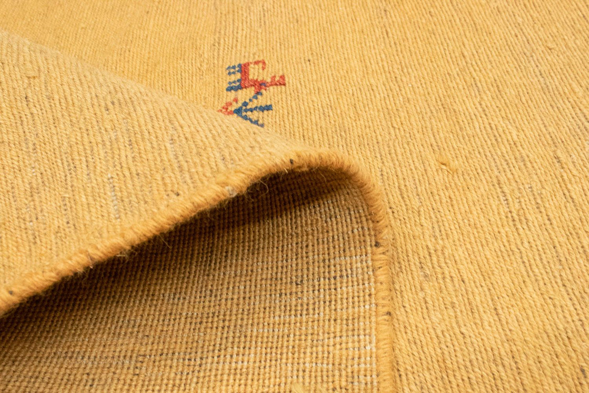 Alfombra de pasillo Alfombra Gabbeh - Persa - 278 x 80 cm - oro