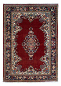 Alfombra persa - Ghom - 190 x 130 cm - rojo