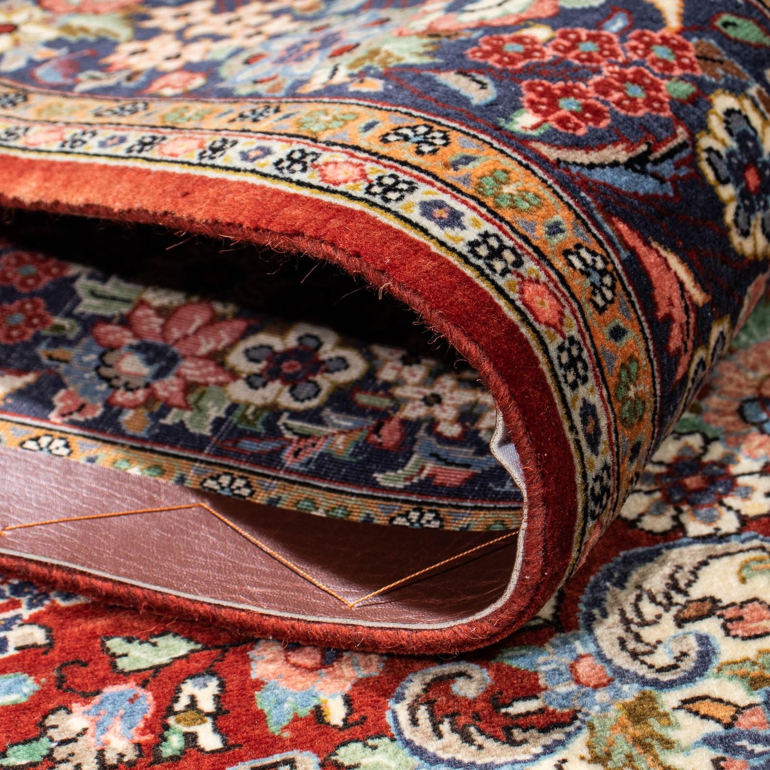 Alfombra persa - Ghom - 190 x 130 cm - rojo