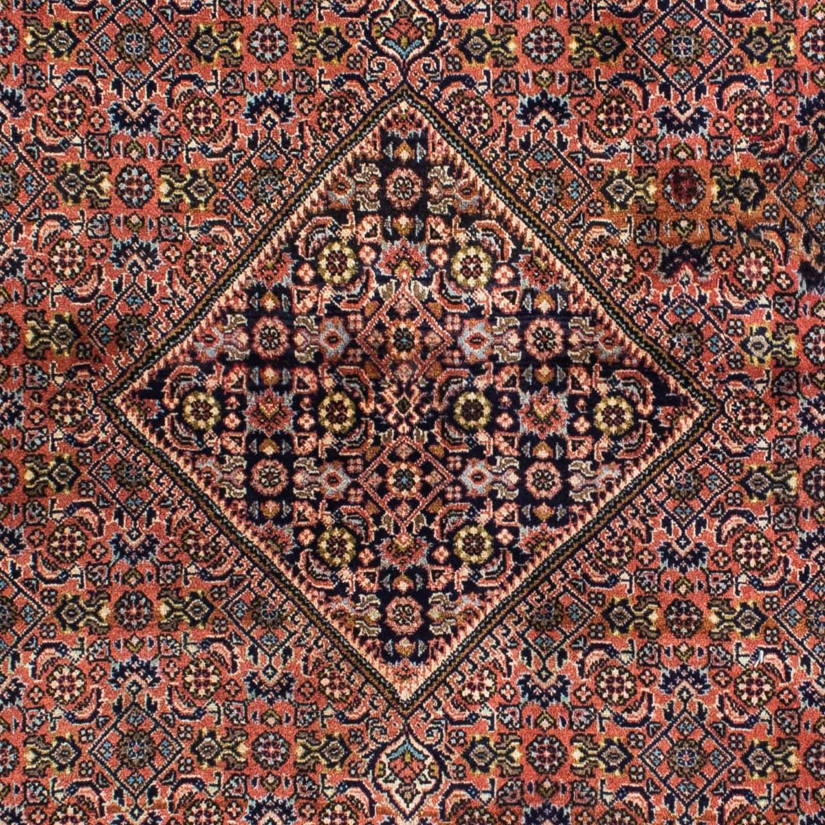 Alfombra persa - Bidjar - 210 x 136 cm - rojo claro