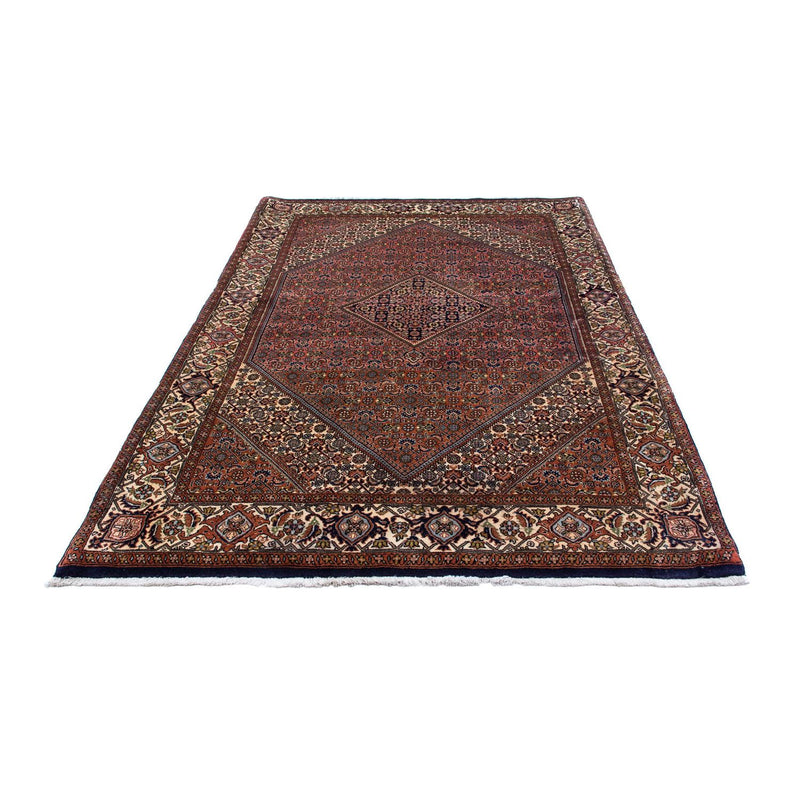 Alfombra persa - Bidjar - 210 x 136 cm - rojo claro