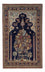 Alfombra persa - Ghom - 214 x 127 cm - azul