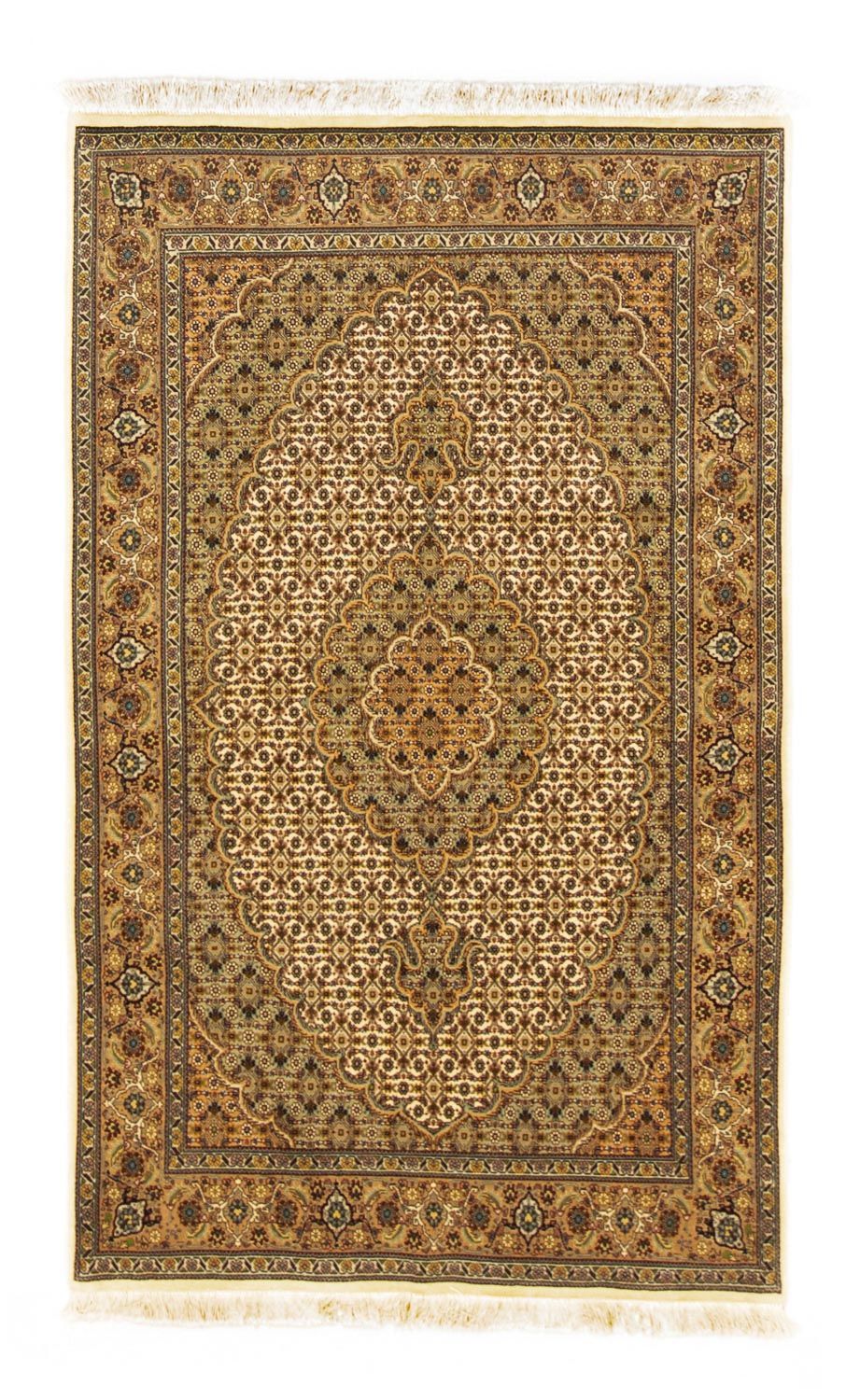 Alfombra Persa - Tabriz - Real - 166 x 100 cm - marrón claro