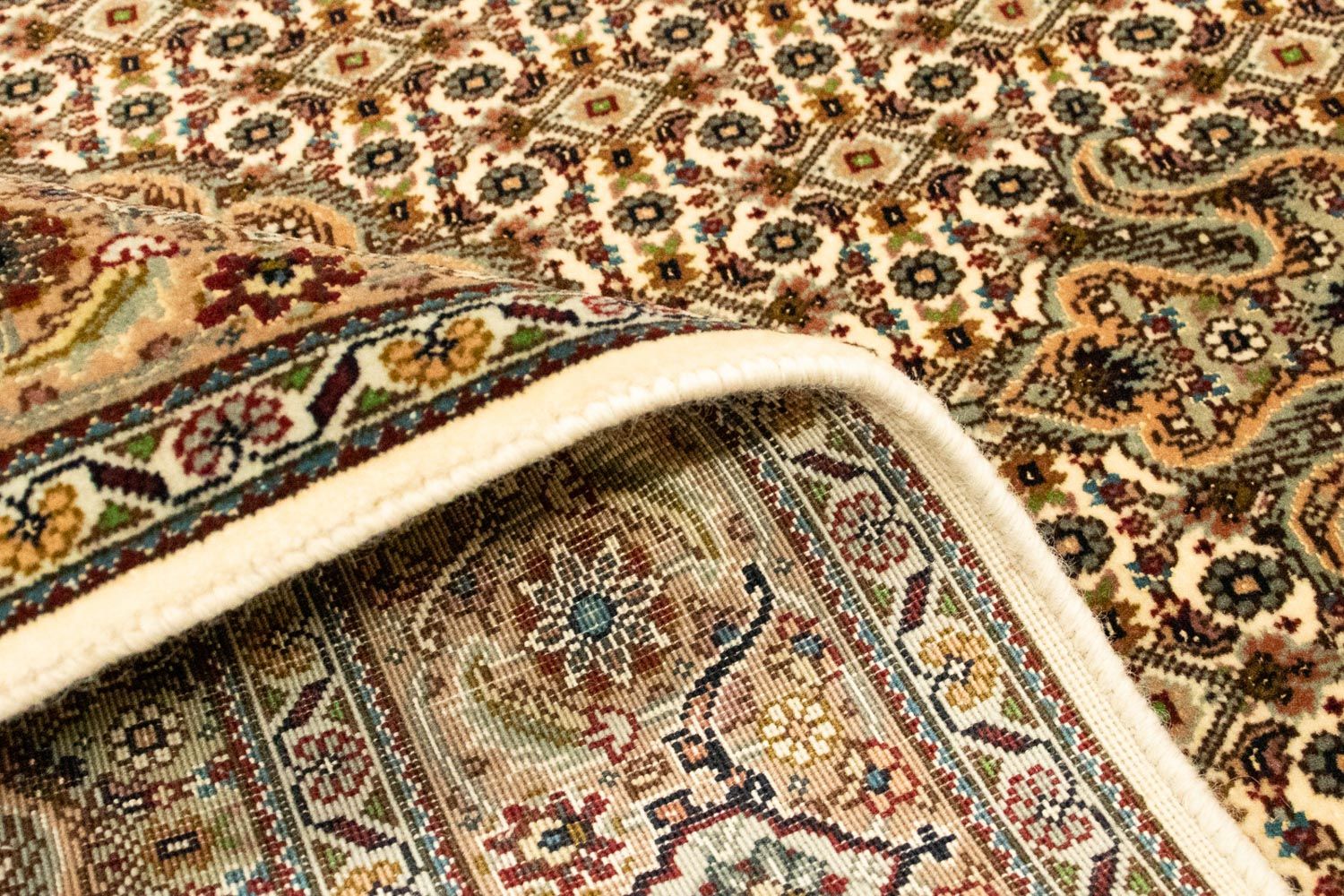 Alfombra Persa - Tabriz - Real - 166 x 100 cm - marrón claro