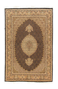 Alfombra Persa - Tabriz - Real - 150 x 100 cm - azul oscuro