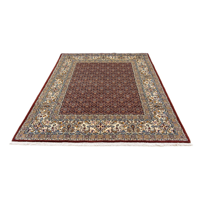 Alfombra persa - Clásica - 205 x 145 cm - rojo oscuro