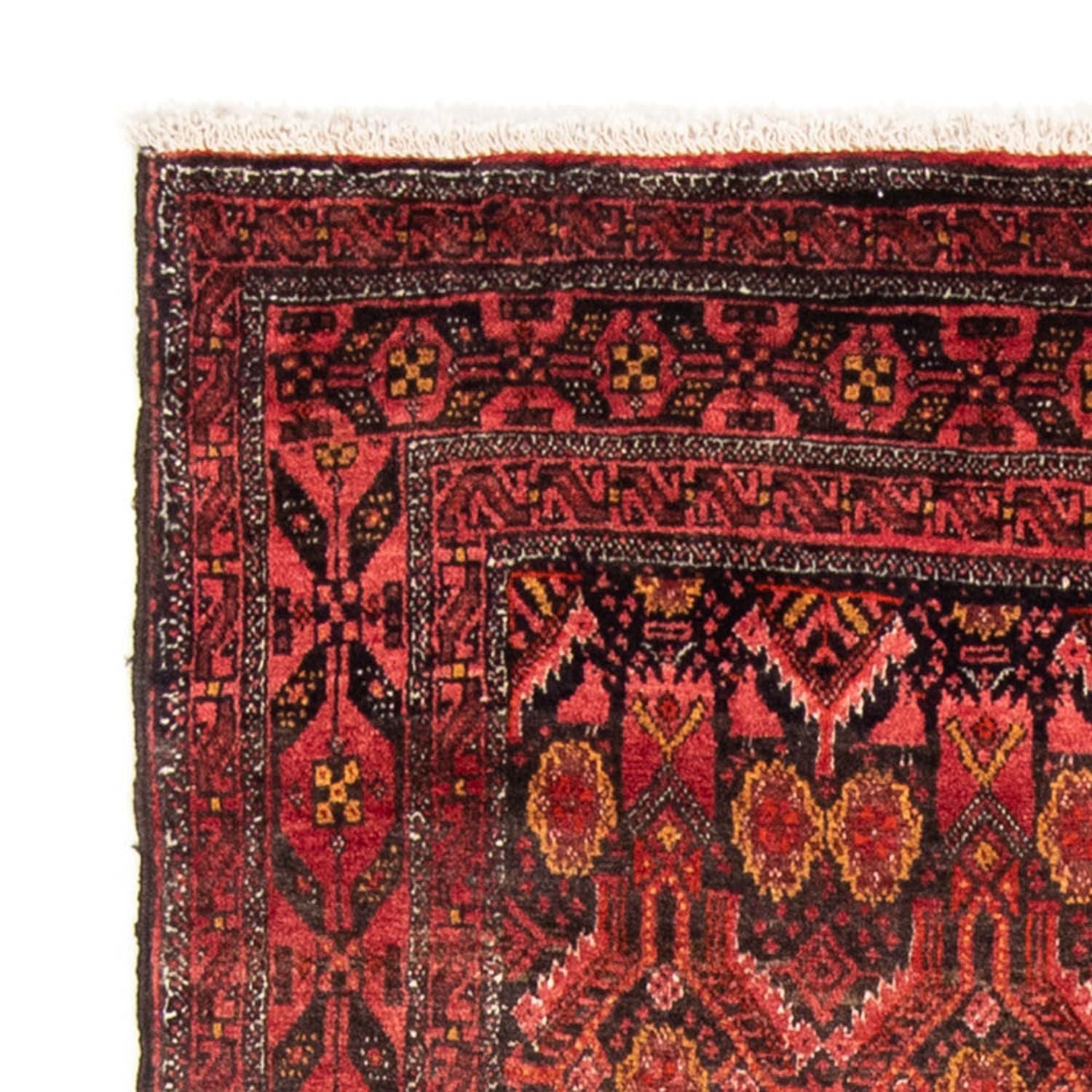 Alfombra de pasillo Alfombra persa - Nómada - 202 x 95 cm - rojo