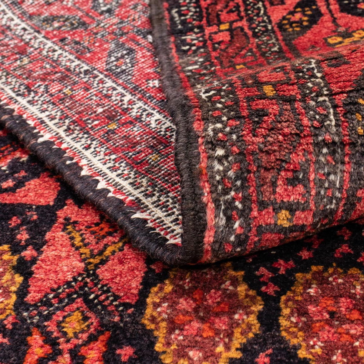 Alfombra de pasillo Alfombra persa - Nómada - 202 x 95 cm - rojo