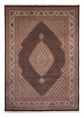 Alfombra persa - Tabriz - 346 x 247 cm - azul oscuro