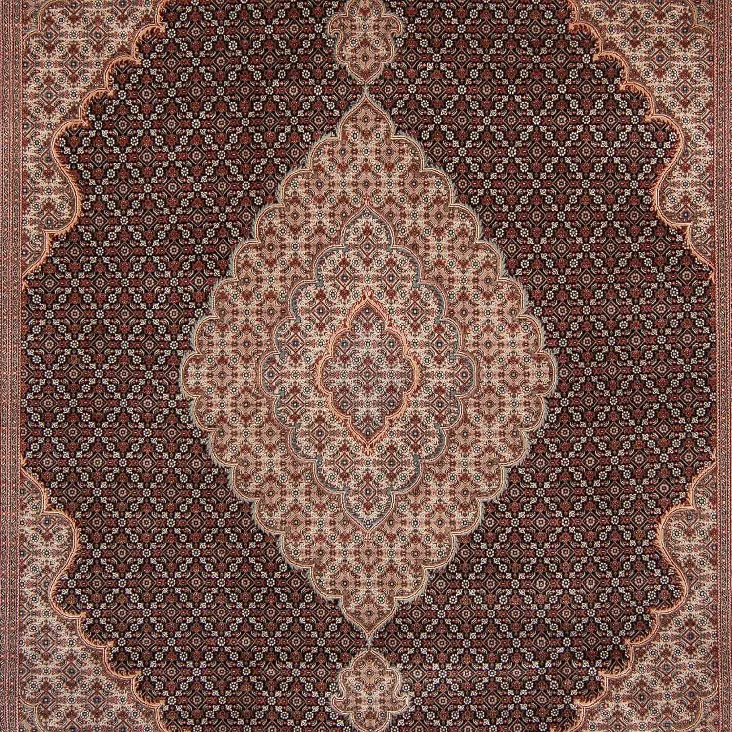 Alfombra persa - Tabriz - 346 x 247 cm - azul oscuro