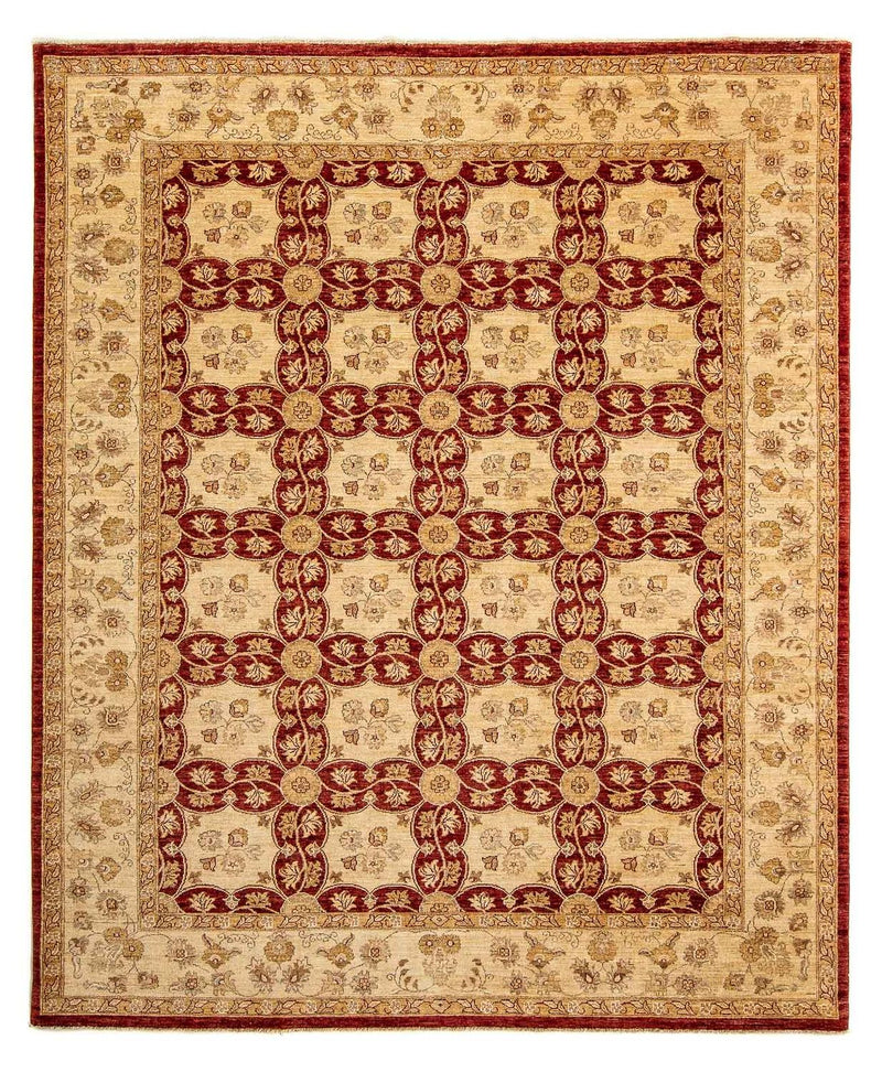 Alfombra Ziegler - 293 x 250 cm - rojo oscuro