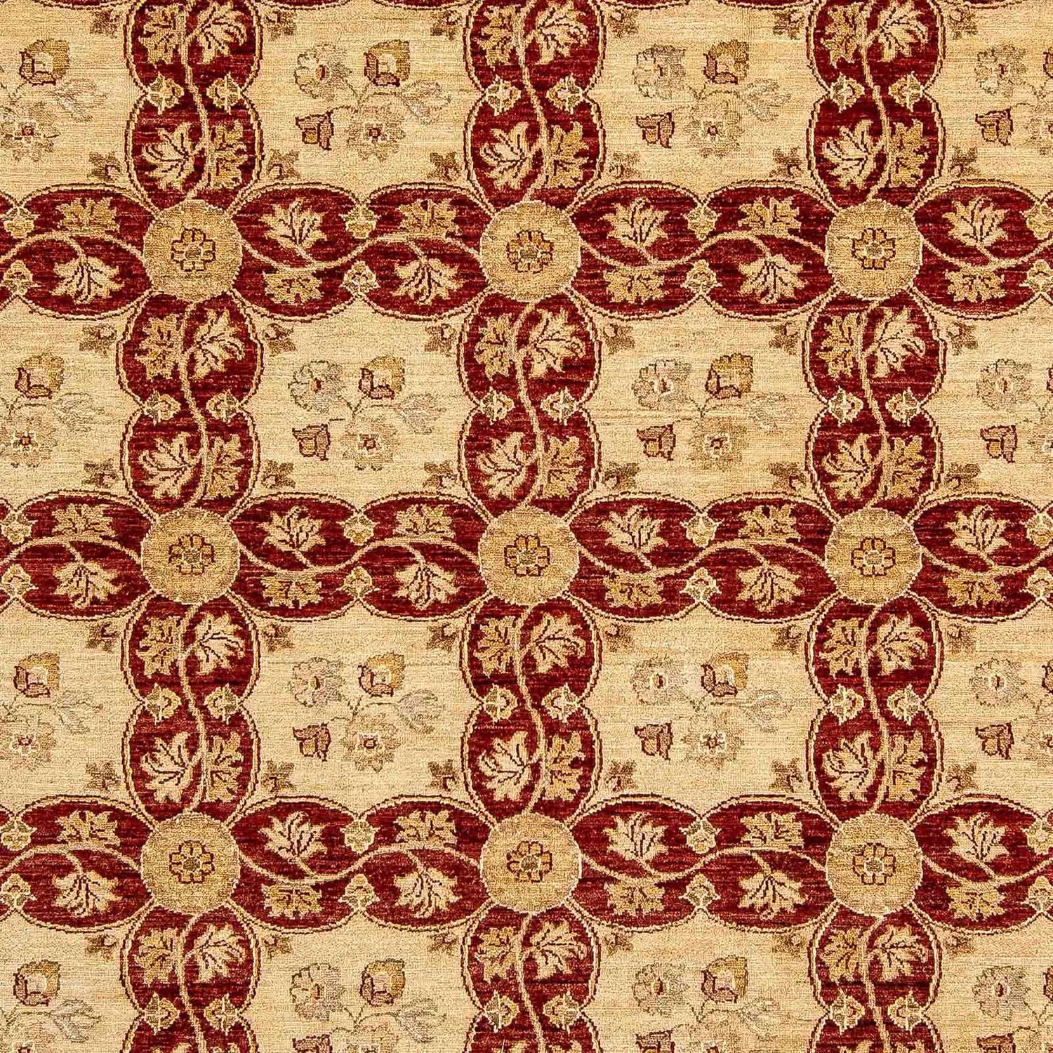 Alfombra Ziegler - 293 x 250 cm - rojo oscuro
