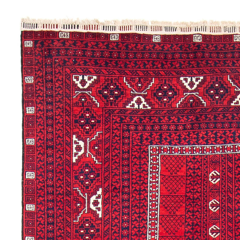 Alfombra Turkaman - 233 x 157 cm - rojo oscuro