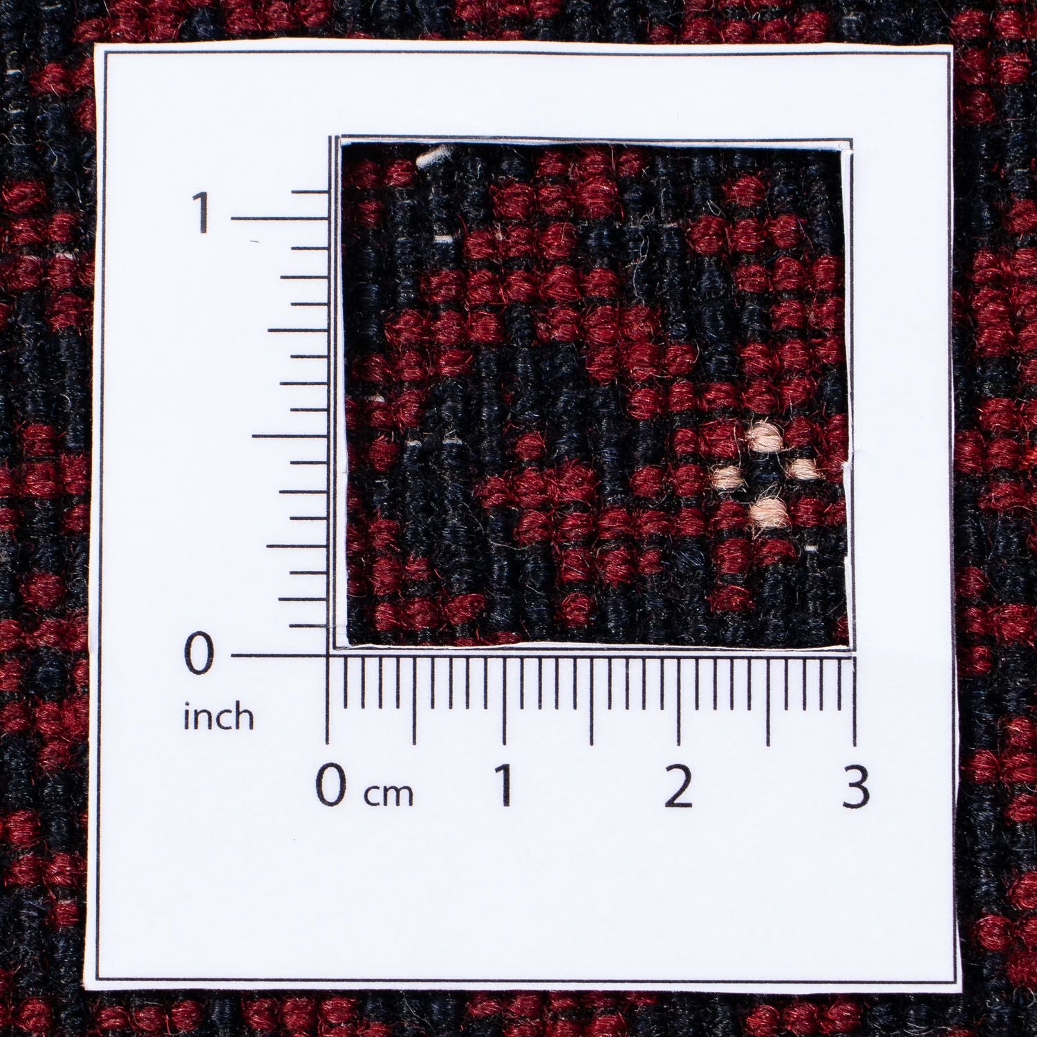 Alfombra Turkaman - 246 x 159 cm - rojo oscuro