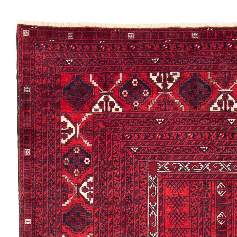 Alfombra Turkaman - 240 x 157 cm - rojo oscuro