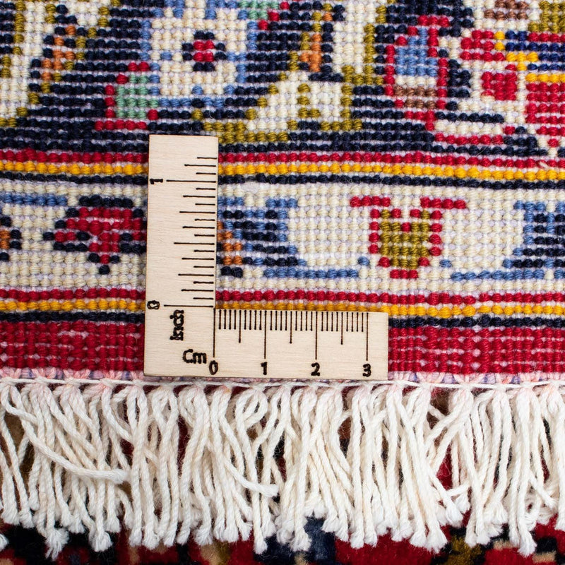 Alfombra persa - Keshan - 129 x 70 cm - rojo