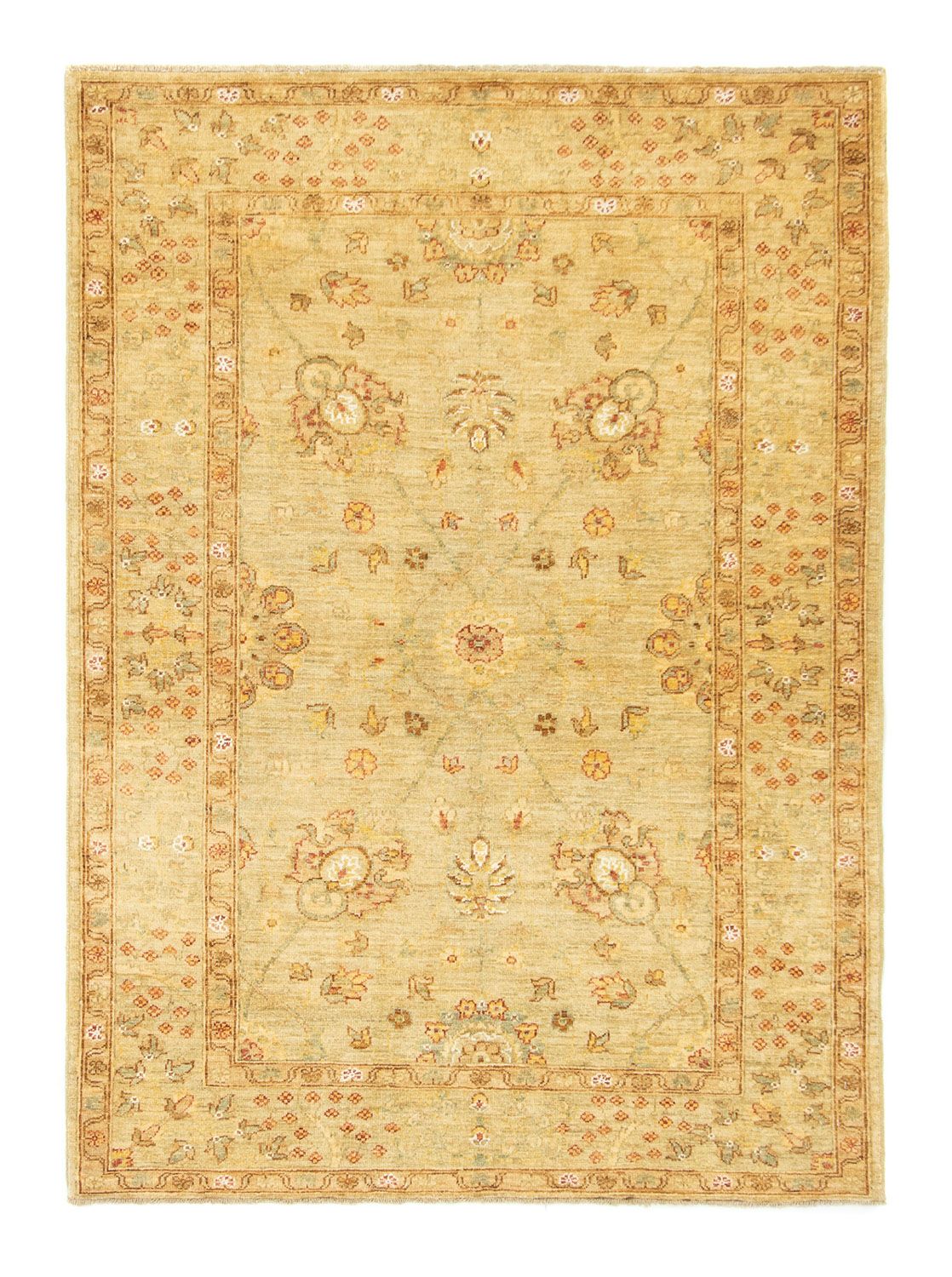 Alfombra Ziegler - 166 x 120 cm - verde claro