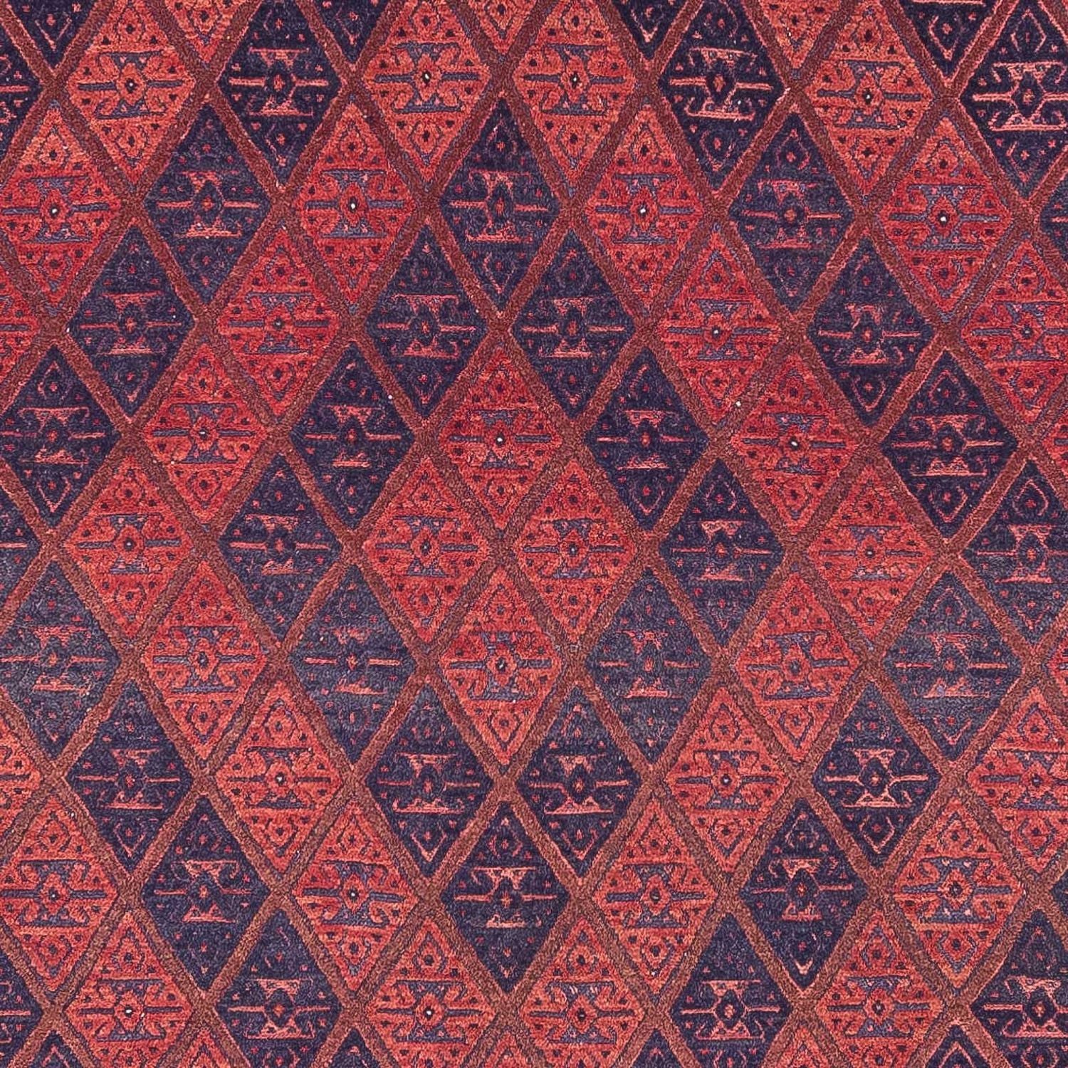 Alfombra Kelim - Oriental - 279 x 206 cm - rojo oscuro