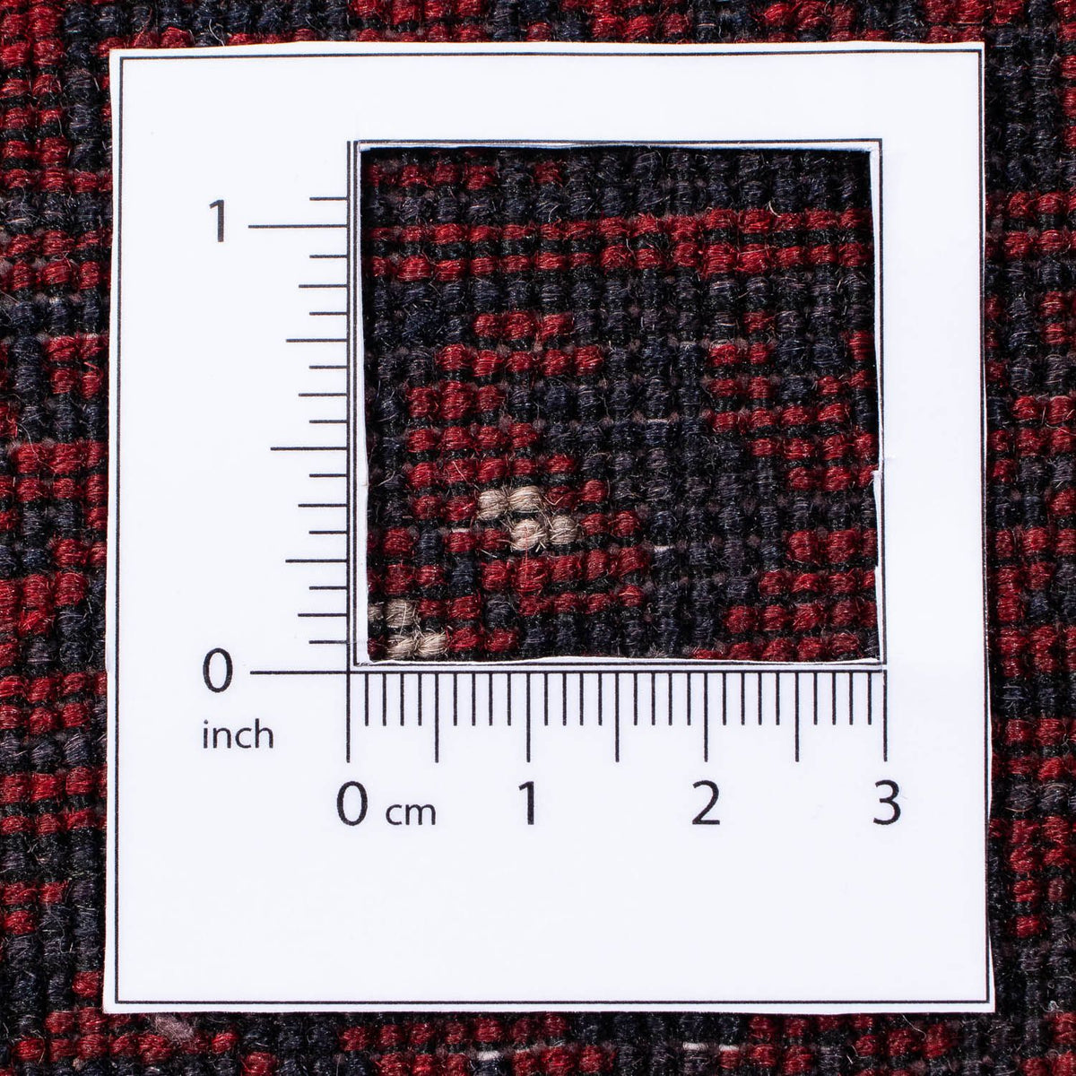 Alfombra Turkaman - 237 x 156 cm - rojo oscuro