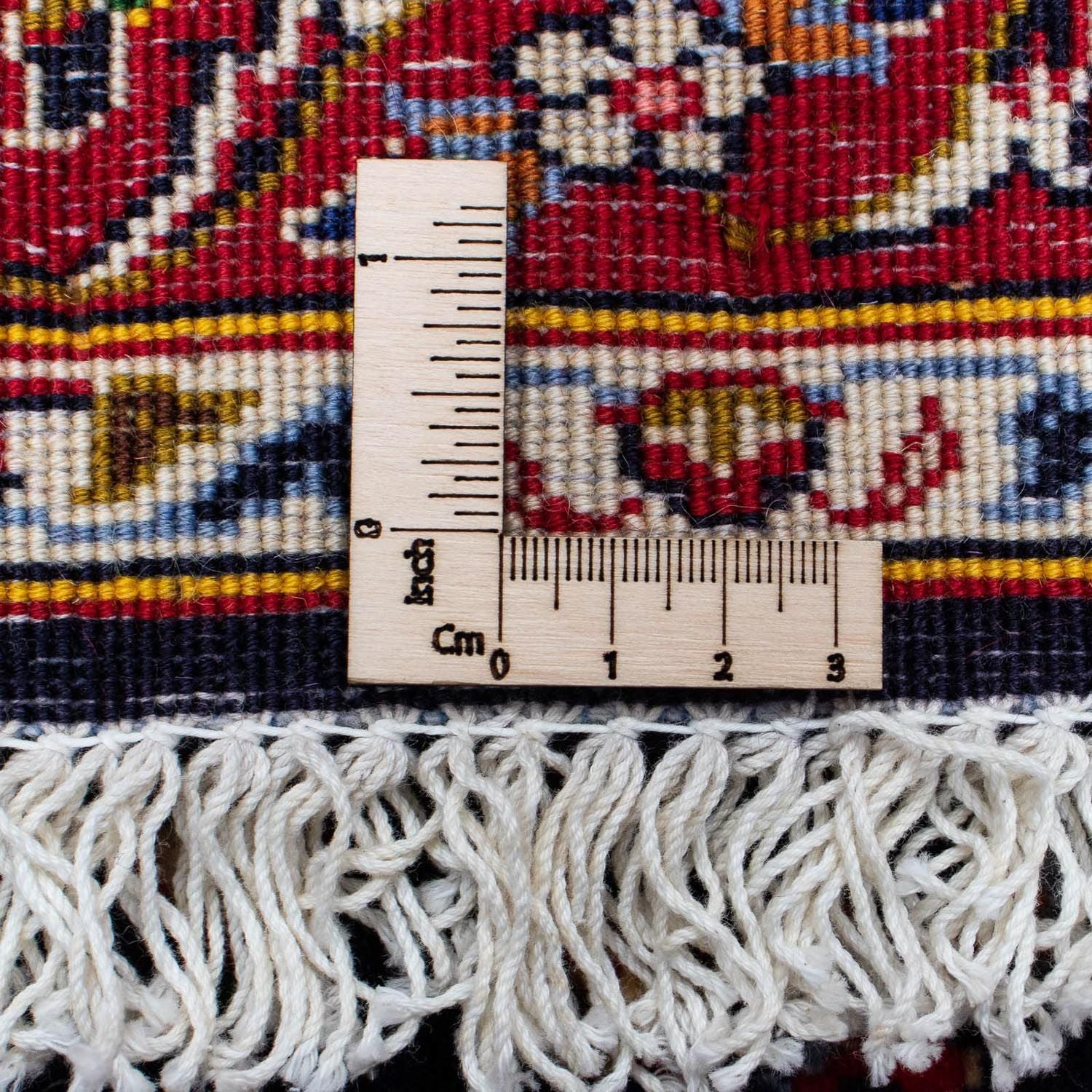Alfombra persa - Keshan - 116 x 78 cm - azul oscuro