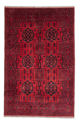 Alfombra afgana - Kunduz - 196 x 130 cm - rojo