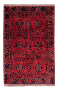 Alfombra afgana - Kunduz - 200 x 130 cm - rojo