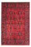 Alfombra afgana - Kunduz - 190 x 130 cm - rojo