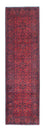 Alfombra de pasillo Alfombra afgana - Kunduz - 287 x 84 cm - rojo oscuro