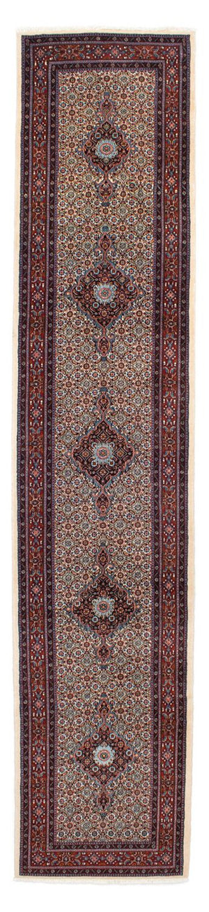 Alfombra de pasillo Alfombra persa - Clásica - 396 x 81 cm - beige