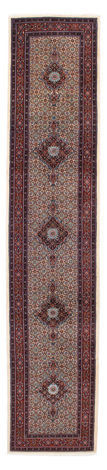 Alfombra de pasillo Alfombra persa - Clásica - 396 x 81 cm - beige