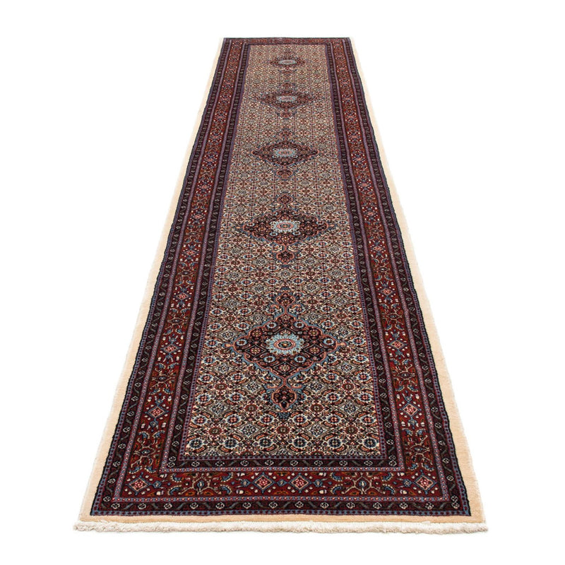 Alfombra de pasillo Alfombra persa - Clásica - 396 x 81 cm - beige
