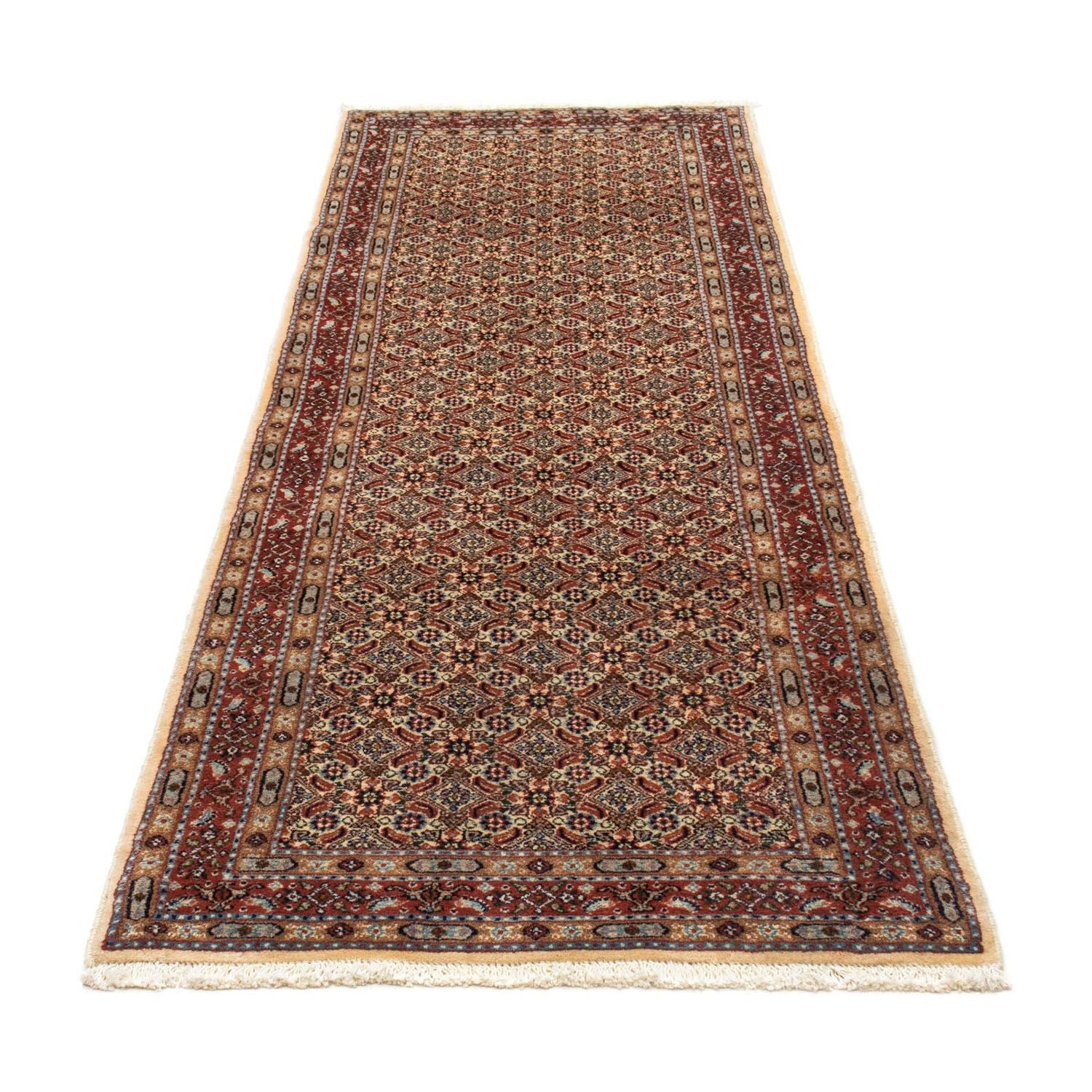 Alfombra de pasillo Alfombra persa - Clásica - 246 x 80 cm - beige
