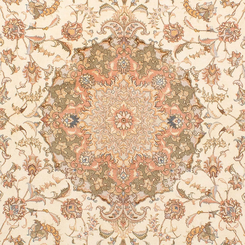 Alfombra Persa - Tabriz - Real - 244 x 168 cm - beige