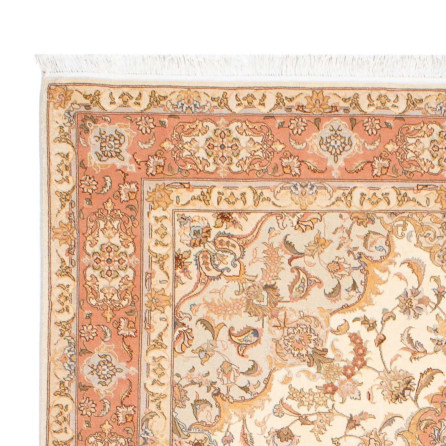 Alfombra Persa - Tabriz - Real - 244 x 168 cm - beige