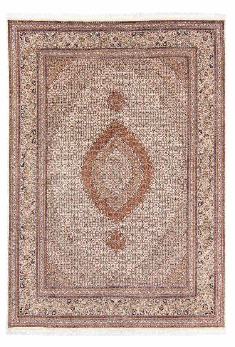 Alfombra persa - Tabriz - 363 x 250 cm - marrón claro