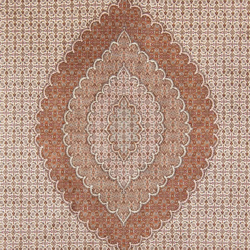 Alfombra persa - Tabriz - 363 x 250 cm - marrón claro