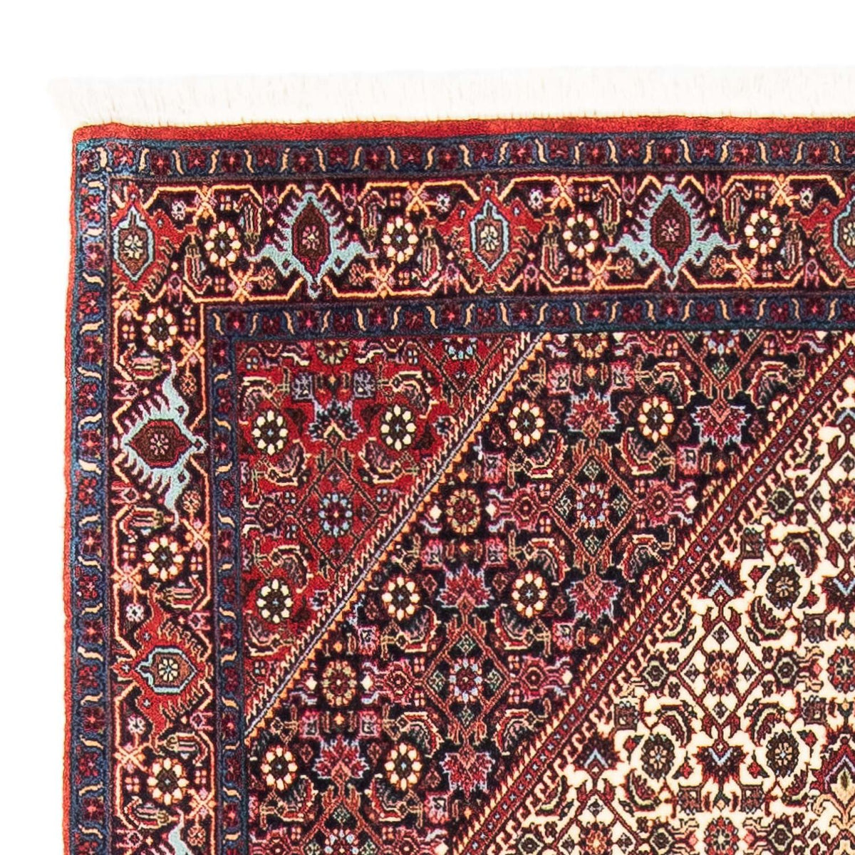 Alfombra persa - Bidjar - 174 x 108 cm - rojo