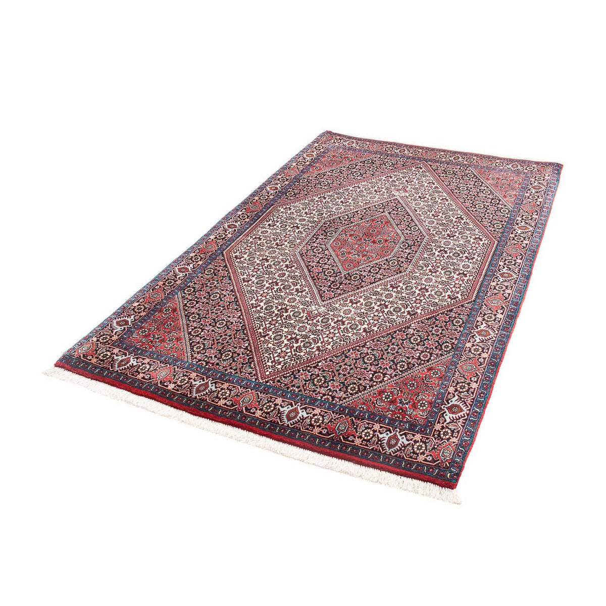 Alfombra persa - Bidjar - 174 x 108 cm - rojo