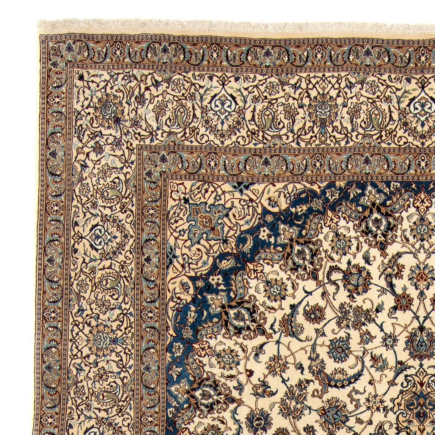 Alfombra Persa - Nain - Real - 404 x 293 cm - beige