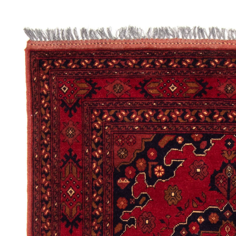 Alfombra afgana - Kunduz - 200 x 120 cm - rojo