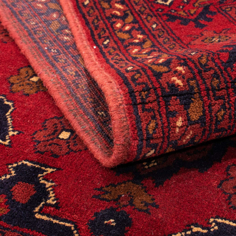 Alfombra afgana - Kunduz - 200 x 120 cm - rojo