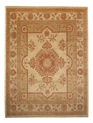 Alfombra Ziegler - 308 x 252 cm - marrón claro