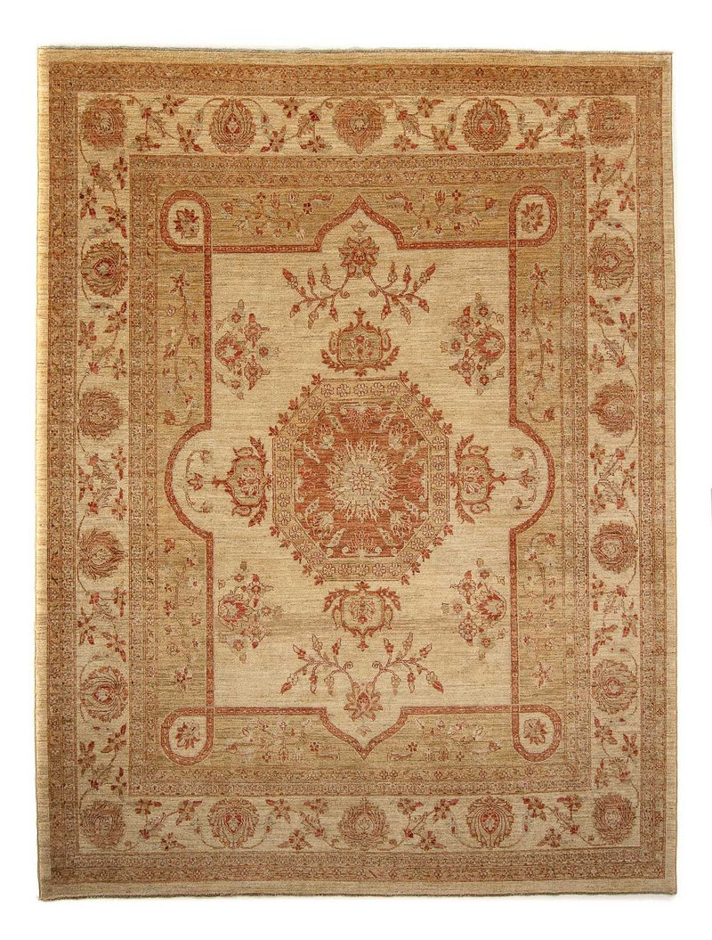 Alfombra Ziegler - 308 x 252 cm - marrón claro