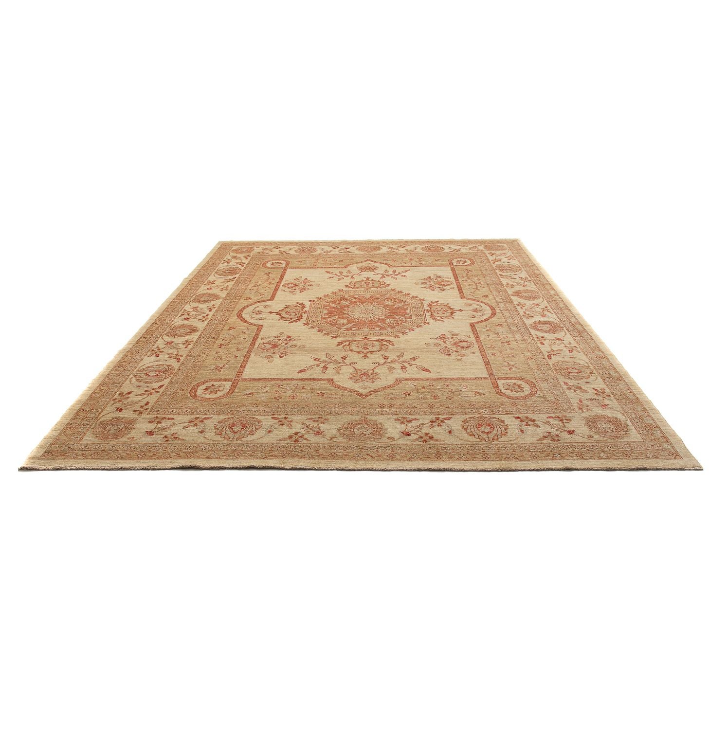 Alfombra Ziegler - 308 x 252 cm - marrón claro