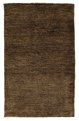 Alfombra Gabbeh - Indus - 100 x 62 cm - marrón oscuro