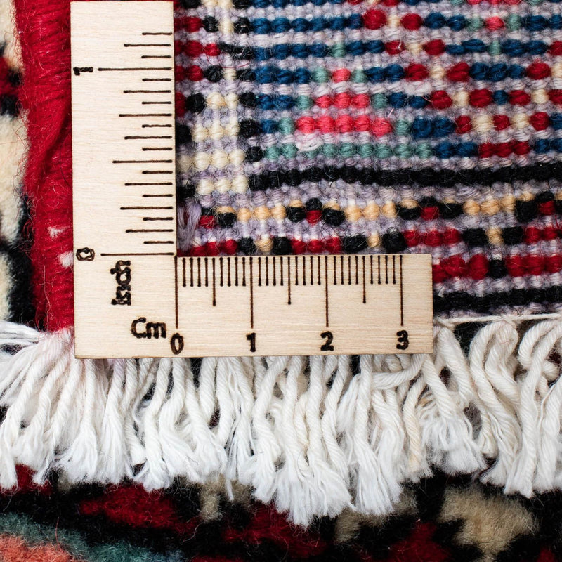 Alfombra persa - Nómada - 120 x 76 cm - rojo oscuro