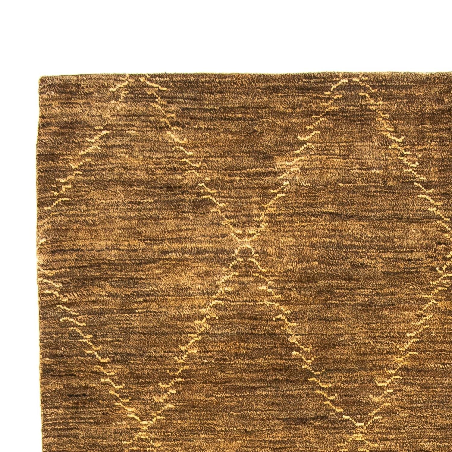 Alfombra Gabbeh - Indus - 205 x 137 cm - marrón